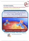 Test Bank Complete&lowbar; Pharmacology For Nurses&colon; A Pathophysiologic Approach 6th Edition&comma; By Michael Adams&comma; Norman Holland&vert; All Chapters 1-50&vert; 9 Units&vert; Updated Edition With Well Detailed Answers&vert; Grade A&plus;