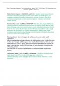 State Farm Auto Adjuster Certification Exam Latest 2023-2024 Exam 120 Questions and Answers &lpar;Verified Answers&rpar;