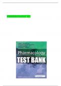 Test Bank - Pharmacology&colon; A Patient-Centered Nursing Process Approach &lpar;9th Edition&rpar; PHARMACOLOGY 9TH EDITION MCCUISTION TEST BANK
