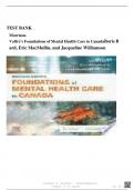 TEST BANK Morrison- Valfre&rsquo;s Foundations of Mental Health Care in CanadaBoris B ard&comma; Eric MacMullin&comma; and Jacqueline Williamson