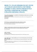 BIOD 171- EXAM 2PROBLEM SET&vert; WITH ACCURATE QUESTIONS AND THEIR CORRECT SOLUTIONS&vert; FREQUENTLY TESTED&vert; VERIFIED BY EXPERT&vert; UPDATED 2025&vert;2026 UPDATE&period;