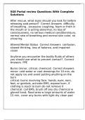 SGE Portal review Questions With Complete Solutions