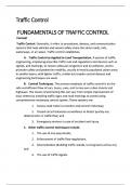 TRAFFIC CONTROL FUNDAMENTALS OF TRAFFIC CONTROL&period;
