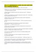 IFSTA FF1 COMPREHENSIVE EXAMS 2025&sol;2026 QUESTIONS WITH ANSWERS MARKED A&plus;