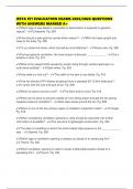 IFSTA FF1 EVALUATION EXAMS 2025&sol;2026 QUESTIONS WITH ANSWERS MARKED A&plus;