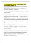 IFSTA FF1 EXAMINATION TEST 2025&sol;2026 QUESTIONS WITH ANSWERS MARKED A&plus;