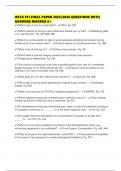 IFSTA FF1 FINAL PAPER 2025&sol;2026 QUESTIONS WITH ANSWERS MARKED A&plus;