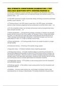 ISSA STRENGTH CONDITIONING EXAMINATION 2 TEST 2025&sol;2026 QUESTIONS WITH ANSWERS MARKED A&plus;