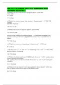 MA STATE ELEVATOR 2025&sol;2026 QUESTIONS WITH ANSWERS MARKED A&plus;