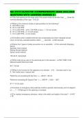 MA STATE ELEVATOR CCOMPREHENSIVE EXAM 2025&sol;2026 QUESTIONS WITH ANSWERS MARKED A&plus;