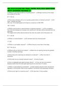 MA STATE ELEVATOR FINAL PAPER 2025&sol;2026 QUESTIONS WITH ANSWERS MARKED A&plus;