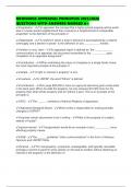 MCKISSOCK APPRAISAL PRINCIPLES 2025&sol;2026 QUESTIONS WITH ANSWERS MARKED A&plus;