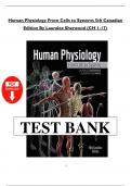  Test Bank for Human Physiology&colon; From Cells to Systems &lpar;5th Canadian Edition&rpar; by Lauralee Sherwood&colon; Chapter 1-17