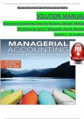 Managerial Accounting&colon; Tools for Business Decision Making &lpar;9th Edition&rpar; &ndash; Jerry J&period; Weygandt&comma; Paul D&period; Kimmel &ndash; Complete Solution Manual for Chapters 1&ndash;14