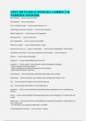 CRST 290 EXAM &num;2 WITH ALL CORRECT & VERIFIED ANSWERS