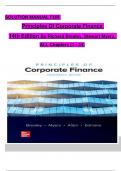 Solution Manual for Principles of Corporate Finance 14th Edition Author&colon;Richard Brealey&comma; Stewart Myers&comma; Franklin Allen and Alex Edmans&comma; All Chapters&lbrack;1-34&rsqb;Latest Version