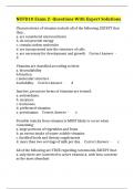 NUFD10 Exam 2- Questions With Expert Solutions