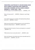 INDUSTRIAL ELECTRICIAN V5 &lpar;NCCER EXAM&rpar; EXAM WITH CORRECT QUESTIONS AND CORRECTRY ANALYZED ANSWERS &lpar;ACTUAL EXAM&rpar; ALREADY GRADED A&plus; LATEST 2025 &ndash; 2026