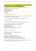 PA PSYCHIATRY EOR COMPREHENSIVE EXAM 2025&sol;2026 QUESTIONS WITH ANSWERS MARKED A&plus;