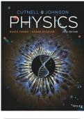 Test Bank for Physics&comma; 12th Edition John D&period; Cutnell&comma; Kenneth W&period; Johnson&comma; David Young&comma; Shane Stadler All Chapters Covered Graded A&plus; Newest Version Instant Download PDF