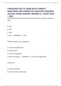 TIMESHARE TEST &num;2 EXAM WITH CORRECT QUESTIONS AND CORRECTRY ANALYZED ANSWERS &lpar;ACTUAL EXAM&rpar; ALREADY GRADED A&plus; LATEST 2025 &ndash; 2026