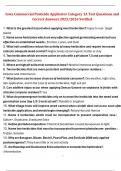  Iowa Commercial Pesticide Applicator &ndash; Category 1A &lpar;Agricultural Weed Control&rpar; &vert; Test Questions and Correct Answers &lpar;2025&sol;2026 Verified&rpar;