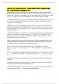 YMCA CPR EVALUATION EXAM 2025&sol;2026 QUESTIONS WITH ANSWERS MARKED A&plus;