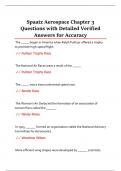 Spaatz Aerospace Chapter 3  Questions with Detailed Verified  Answers for Accuracy 