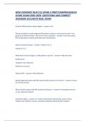 NEW HONDROS NUR 212 EXAM 2 PREP COMPREHENSIVE GUIDE EXAM 2025-2026 QUESTIONS AND CORRECT ANSWERS ACCURATE REAL EXAM&period;pdf