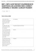 REP 1- REP 2 MOST RECENT COMPREHENSIVE QUESTIONS AND ANSWERS &lpar;100&percnt; CORRECT ANSWERS&rpar; A&plus; GRADED &vert; ALREADY PASSED&excl;&excl;