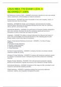 LSUS MBA 776 EXAM 1 &lpar;CH&period; 1-4&rpar;CORRECT 100&percnt;