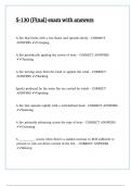 S-130 &lpar;Final&rpar; exam with answers