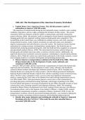 HIS-144&colon; The Development of the American Economy Worksheet1&period;   Explain Henry Clays America