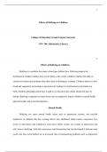 1Effects of Bullying on ChildrenCollege of Education&comma; Grand Canyon UniversityUNV 104&colon; Info