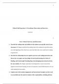 1Clinical Field Experience A&colon; Practitioner Observation and InterviewsELM 3152Part 1&colon; Mento