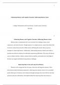 1Enhancing Memory and Cognitive Function&colon; Addressing Memory IssuesCollege of Humanities an
