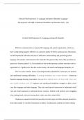Clinical Field Experience A&colon; Language and Speech Disorders Language Development with Mild 