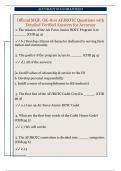 Official MQF&comma; OK-81st AFJROTC Questions with  Detailed Verified Answers for Accuracy 