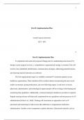 1Part II&colon; Implementation PlanGrand Canyon University HLT - 4942Part II&colon; Implementation Pla
