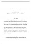 1IDEA and the IEP Process EssayGrand Canyon UniversitySPD-200 Survey of Special Education&colon;