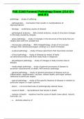 FSE 2160 Funeral Pathology Exam &vert;214 Q&rsquo;s and A&rsquo;s