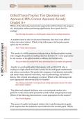 Gifted Praxis  Questions and Answers &lpar;100&percnt; Correct Answers&rpar; Already Graded A&plus;