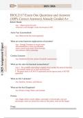 BIOL2117 Exam Questions and Answers &lpar;100&percnt; Correct Answers&rpar; Already Graded A&plus;