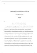 1Evolution and Role of Nursing Informatics in Patient CareGrand Canyon UniversityNRS 4502H