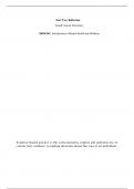 Part Two&period; ReflectionGrand Canyon UniversityMHW501&colon; Introduction to Mental Health and Welln