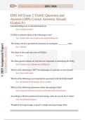 IDIS 343 Exam 2 TAMU Questions and  Answers &lpar;100&percnt; Correct Answers&rpar; Already  Graded A&plus;