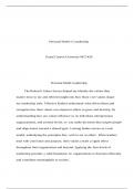 Personal Model of LeadershipGrand Canyon University MGT-420Personal Model LeadershipThe Ro