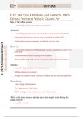 IDIS 240 Final Questions and Answers &lpar;100&percnt;  Correct Answers&rpar; Already Graded A&plus; 