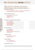 IDIS 344 EXAM 1 Questions and Answers  &lpar;100&percnt; Correct Answers&rpar; Already Graded A&plus; 