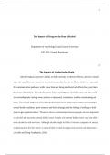 1The Impacts of Drugs on the Brain &lpar;Alcohol&rpar;Department of Psychology&comma; Grand Canyon Univers
